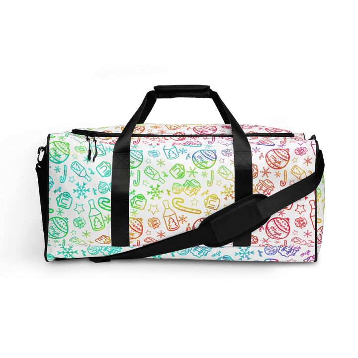 Limited Edition Christmas Rainbow Dufflebag product image (1)