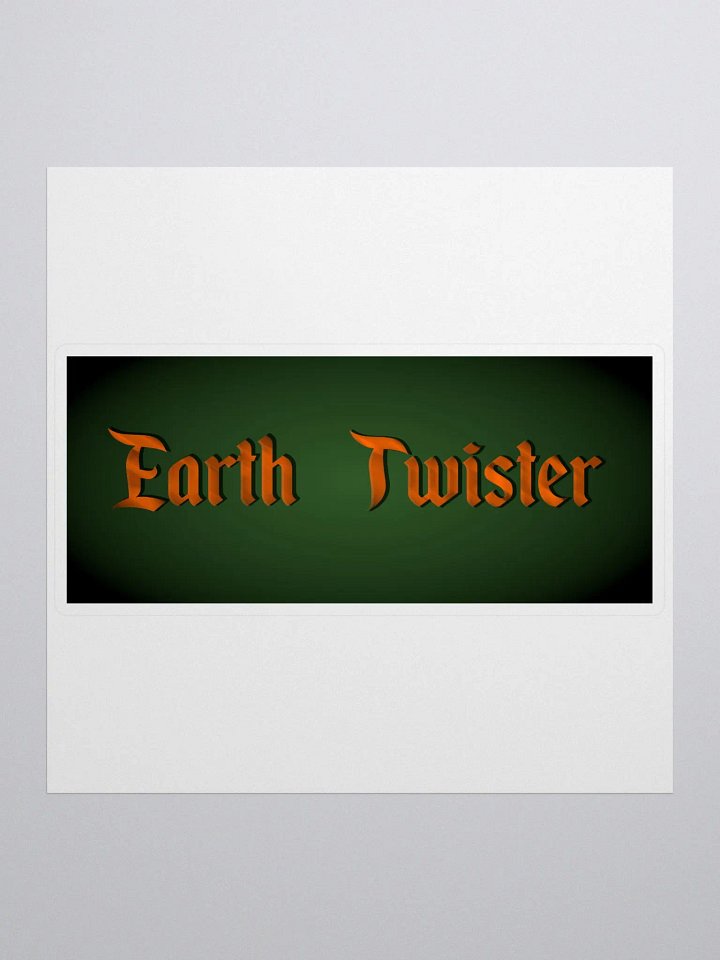 Earth Twister Sticker product image (1)