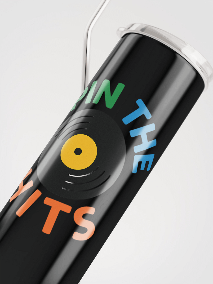 Retro Vinyl Record Stainless Steel Tumbler product image (4)
