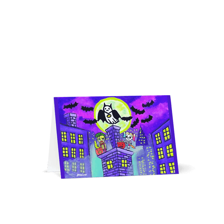 City of Spooks Greeting Card product image (1)