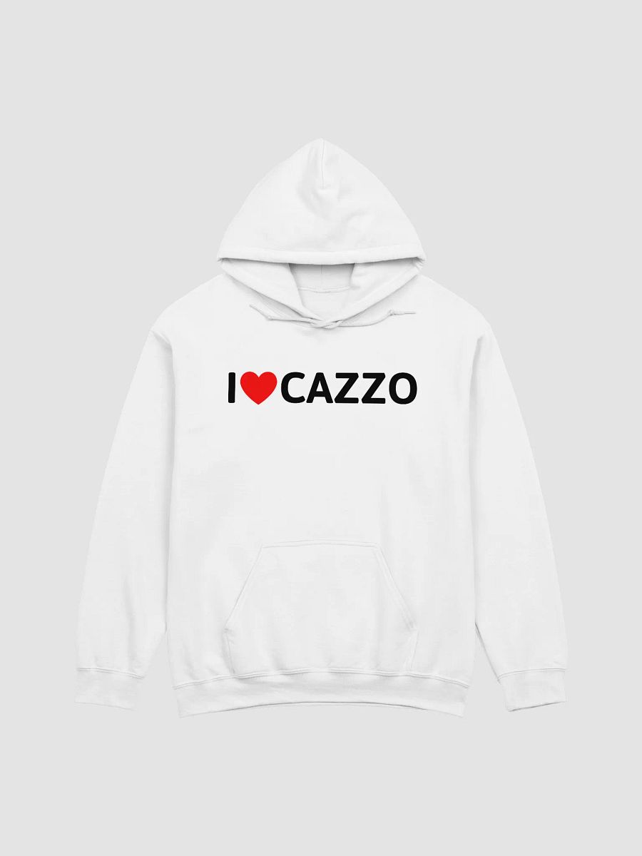 I ♥️ cazzo hoodie light product image (2)