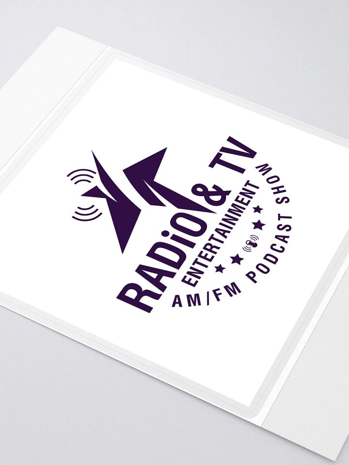 RDTV Pod-Fandom Kiss Cut Sticker Sheet with Background product image (2)