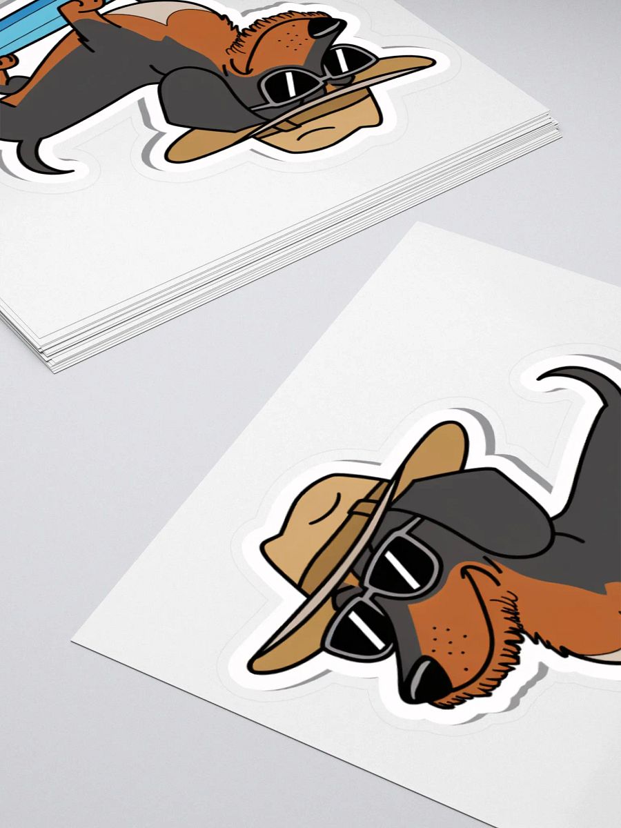 Surf's Up Dachshund Sticker product image (13)