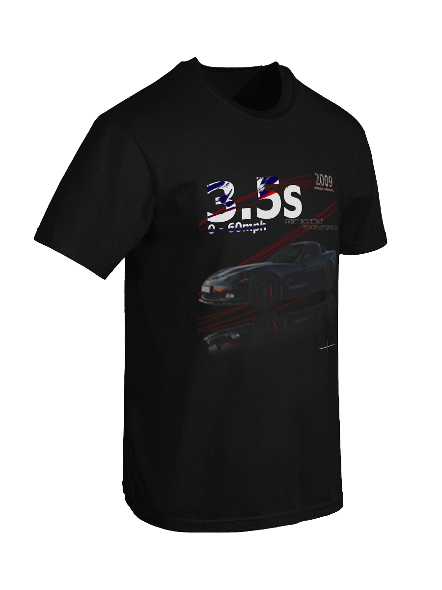 2009 Barcode - 3.5s 0 - 60 - Black Car | Shirt product image (5)