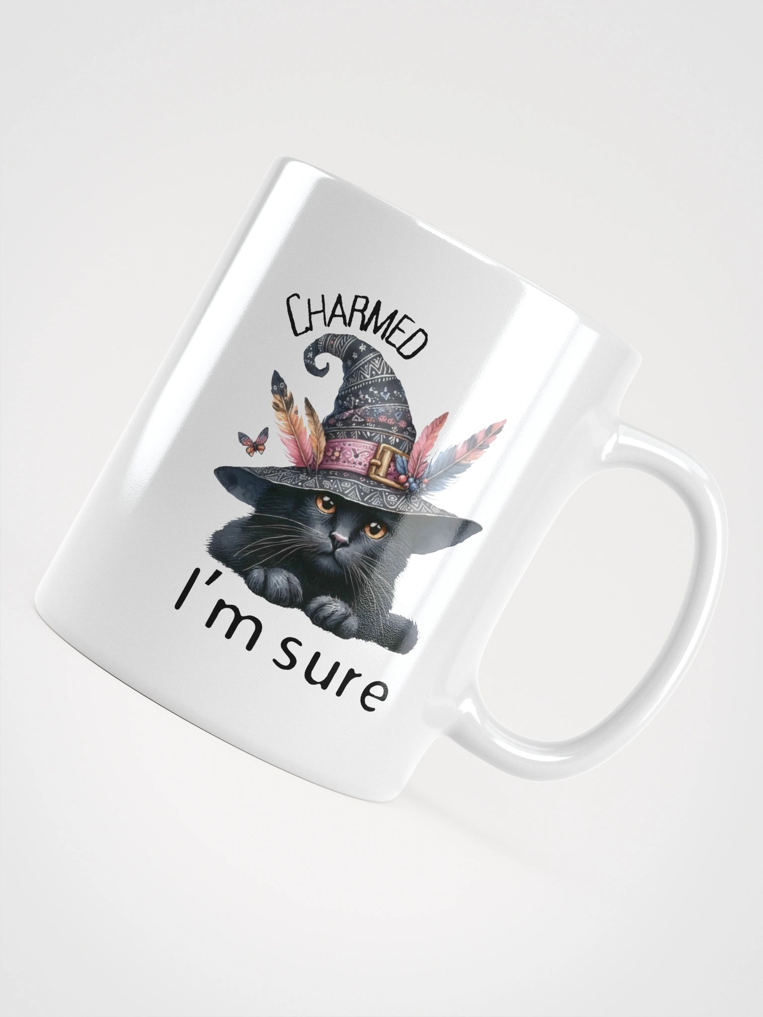 Boho Black Cat Witch Mug product image (4)