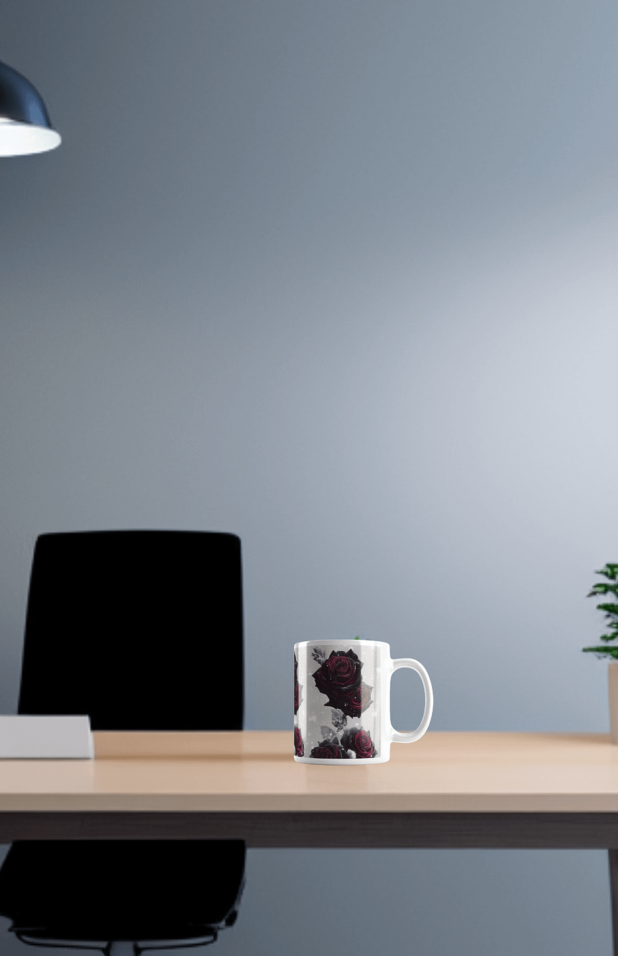 Red Roses & Snowflakes Mug product image (13)