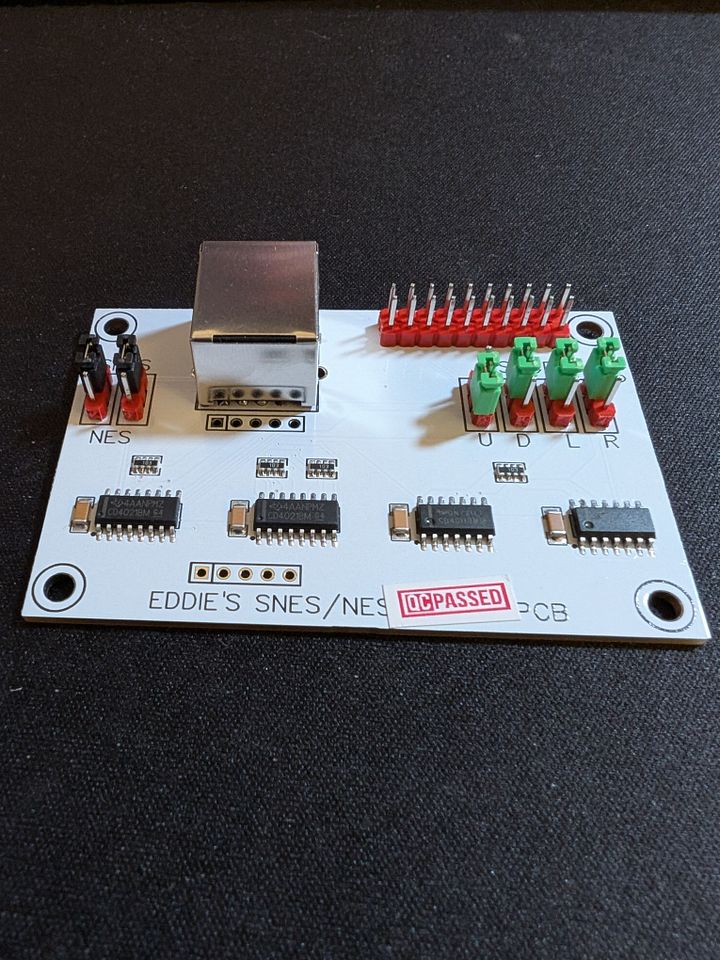 Eddie's SNES Retro Board PCB (WHITE) product image (2)