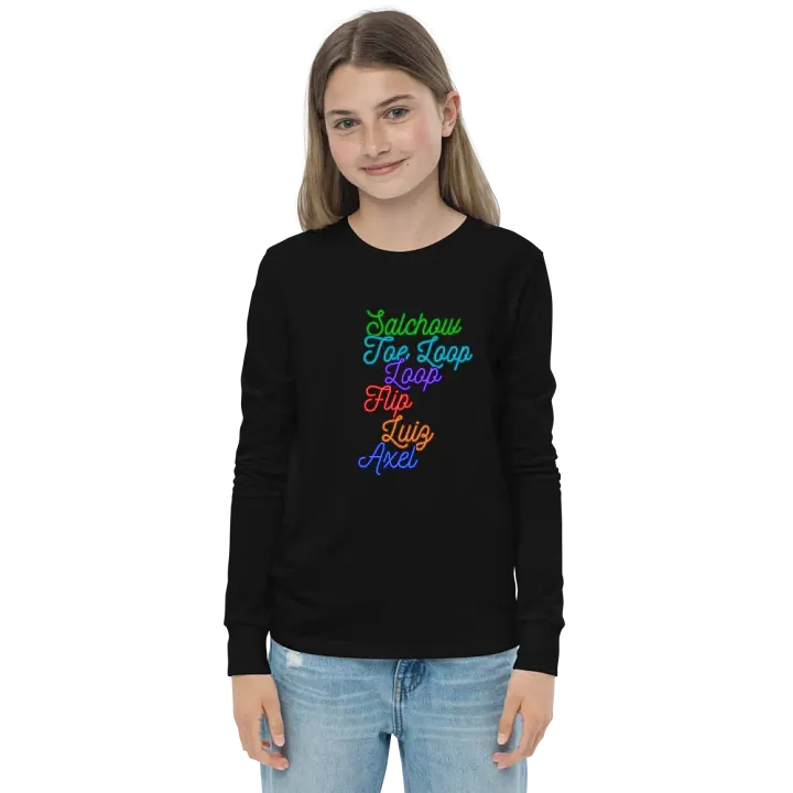 Neon Skate Jumps Youth Tee product image (1)