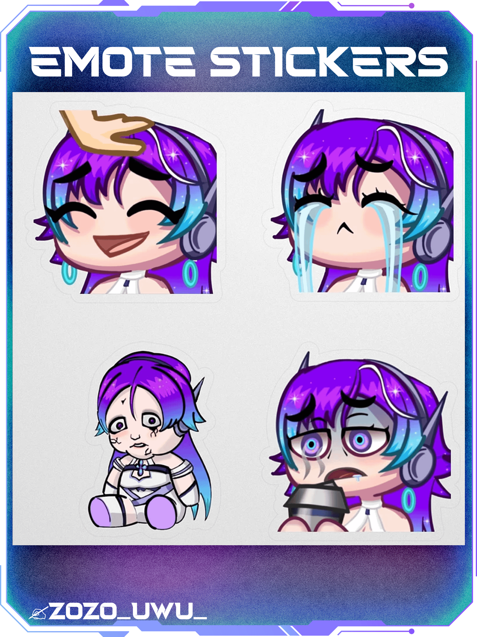 Stickers: Emotes pt 2 product image (1)