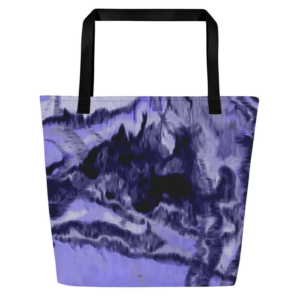 Purple Fluid Art Tote Bag product image (1)