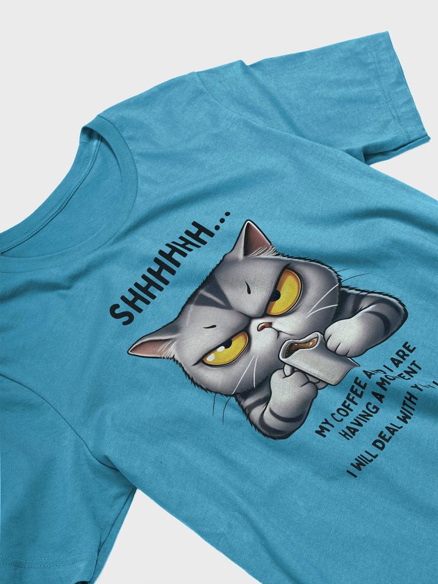 Fierce Coffee Cat T-Shirt – Morning Warrior's Essential Tee product image (3)