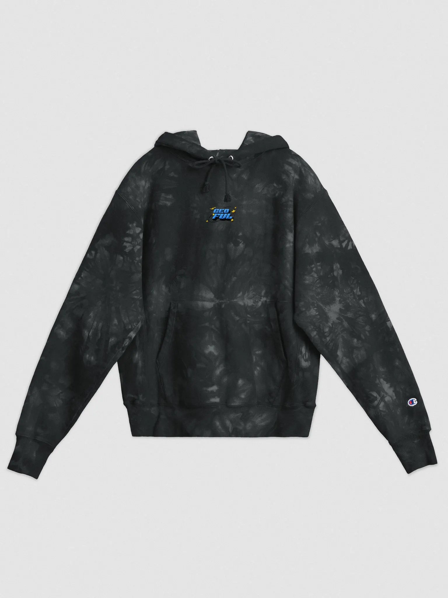 Geoful Embroidered Retro Champion Hoodie product image (1)
