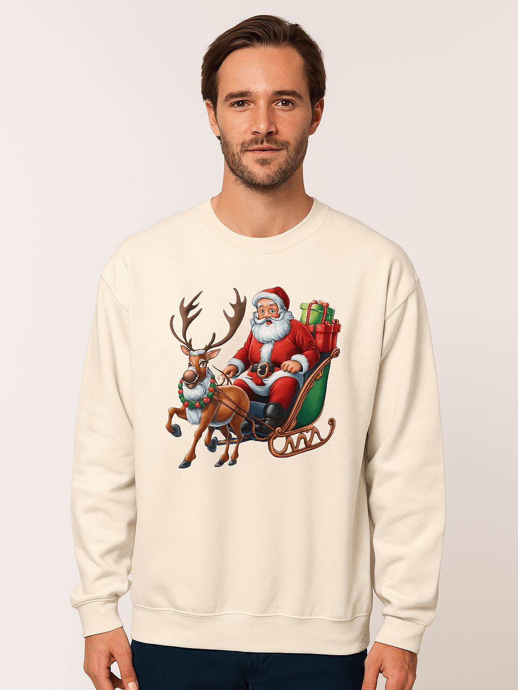 Santa's Sleigh Ride Crewneck Sweatshirt product image (1)