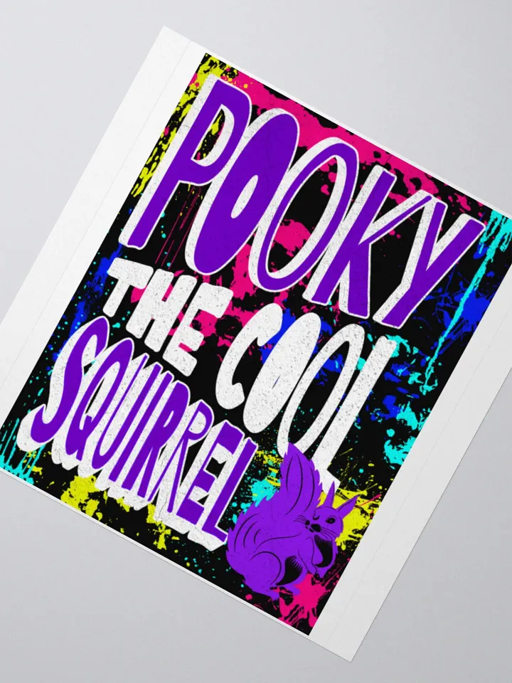 Pooky THE COOL SQUIRRELKiss Cut Stickers product image (4)