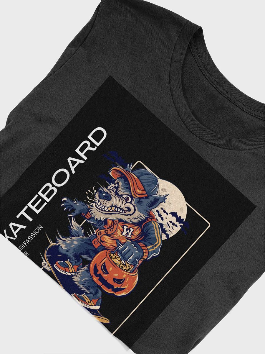 Wolf Skater Halloween T-Shirt product image (9)