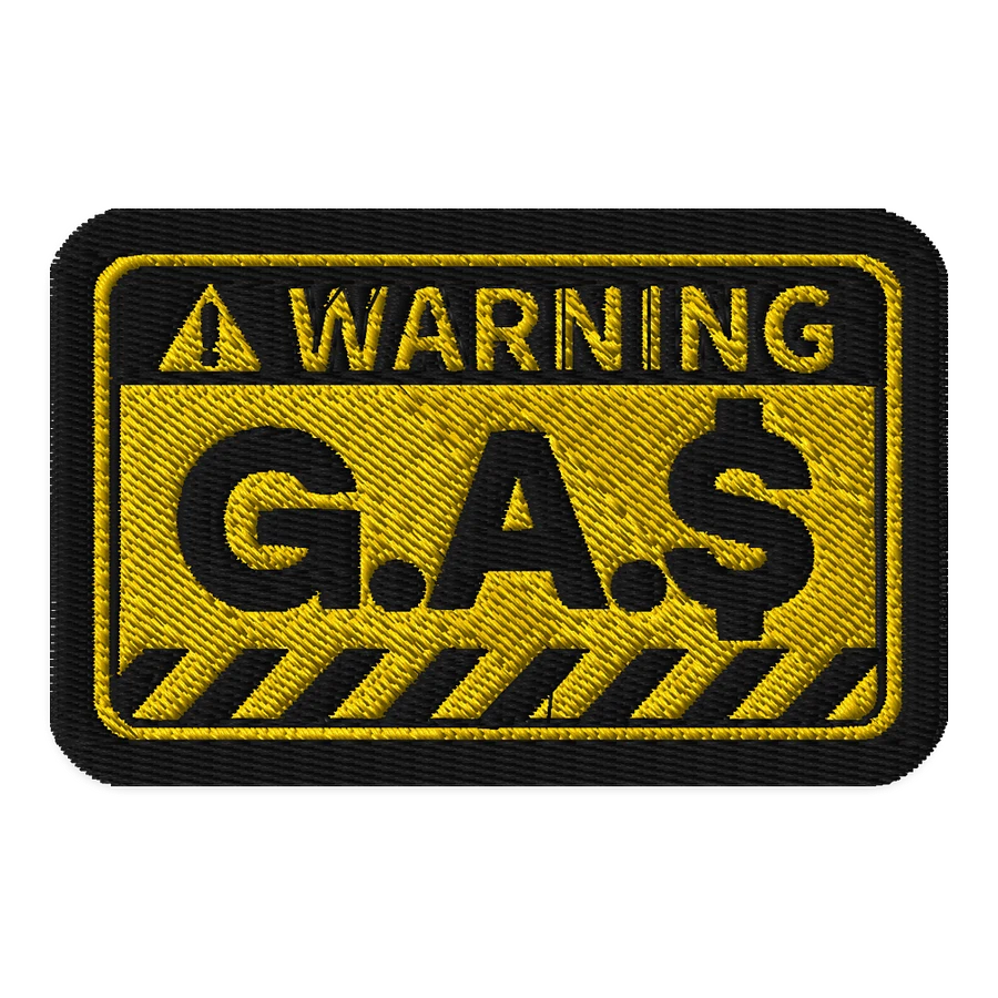 G.A.$. Warning Embroidered Patch product image (1)