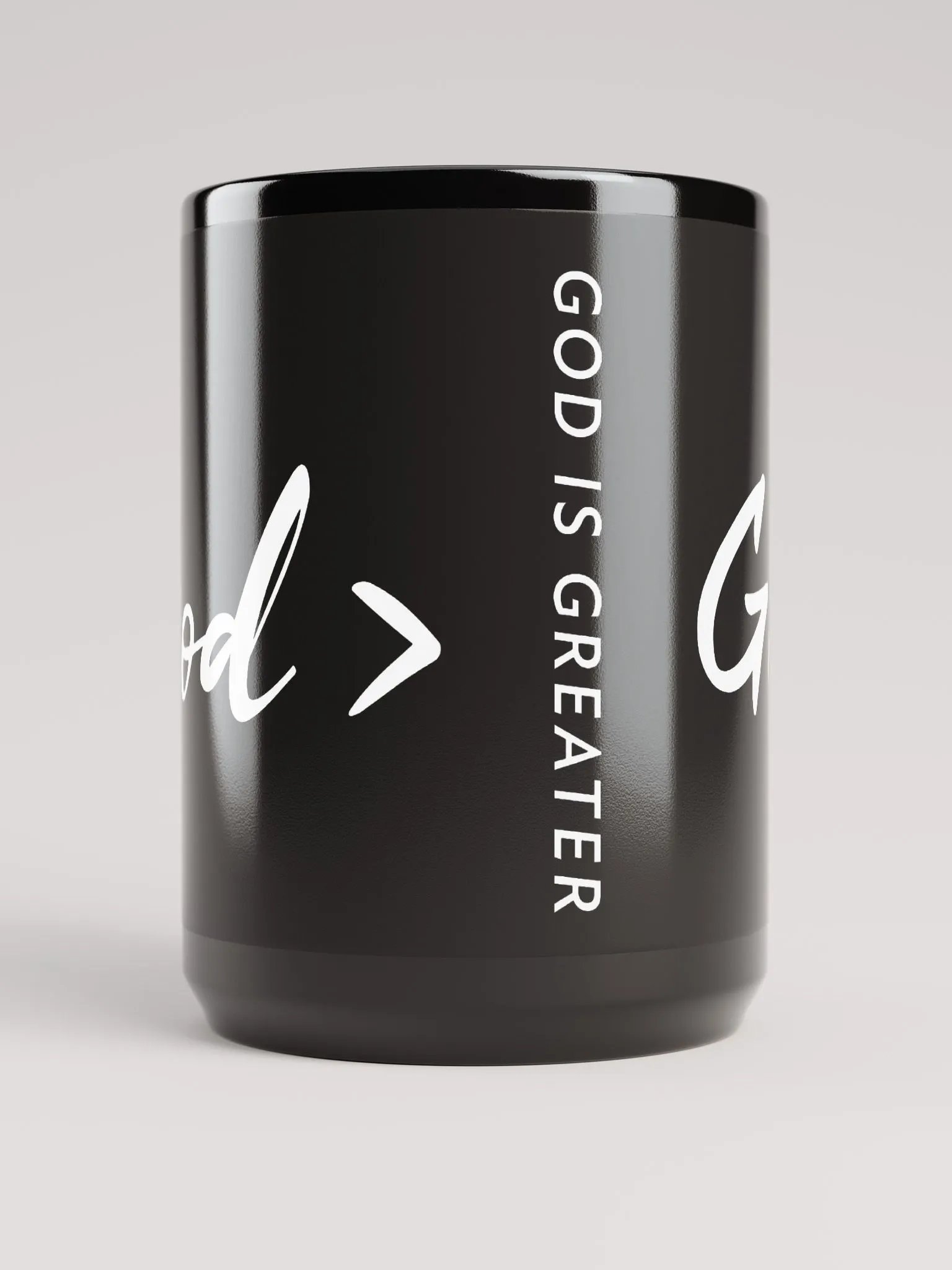 God > WHITE TEXT MUG product image (5)