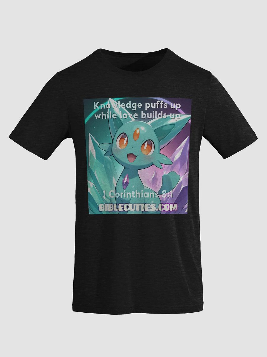Bible Cuties Tomy - Knowledge puffs up while love builds up T Shirt product image (3)