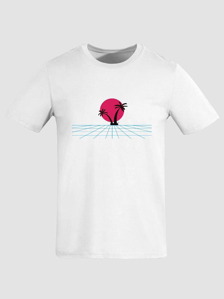 Synthwave Sunset Organic Tee product image (1)