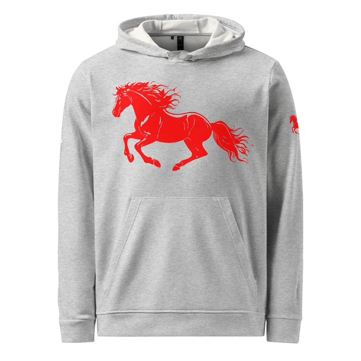 Maverick - RED - Minimal | Fleece Hoodie | Adidas | RGDurrant product image (22)