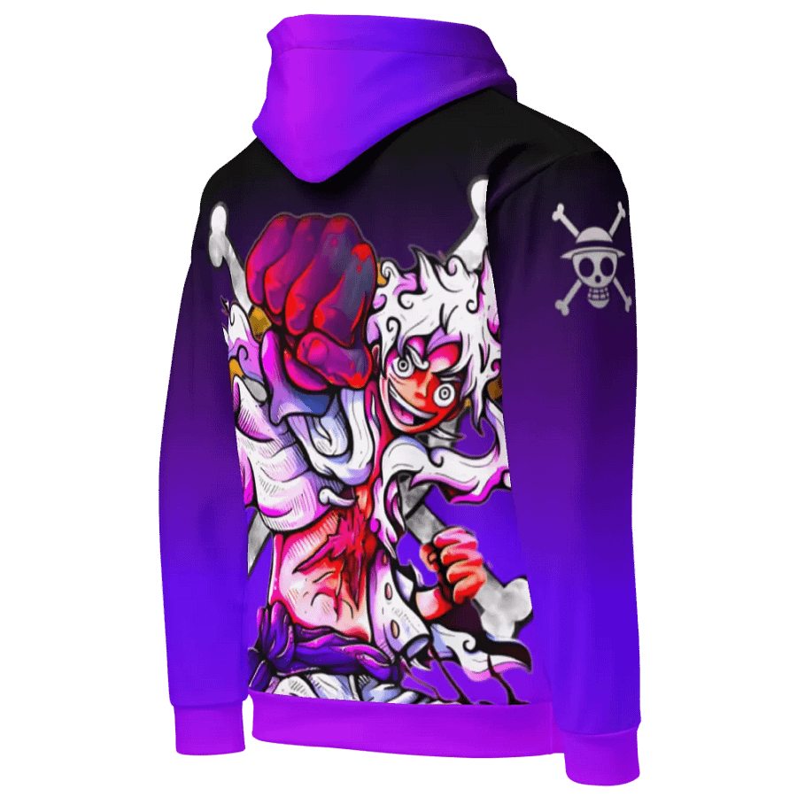 STRAIGHT VIBIN NEON COLOR FADE STYLE LUFFY HOODIE product image (12)