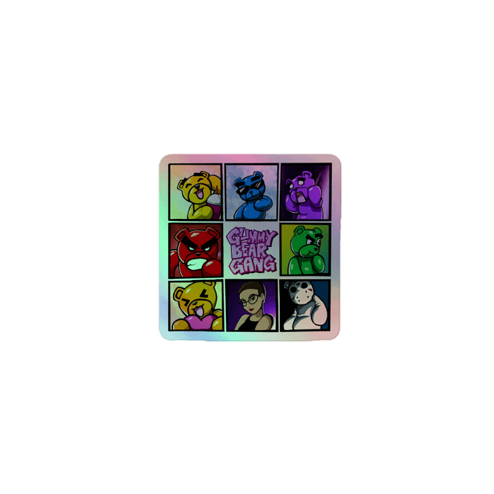 GBG Holographic Sticker Sheet product image (1)