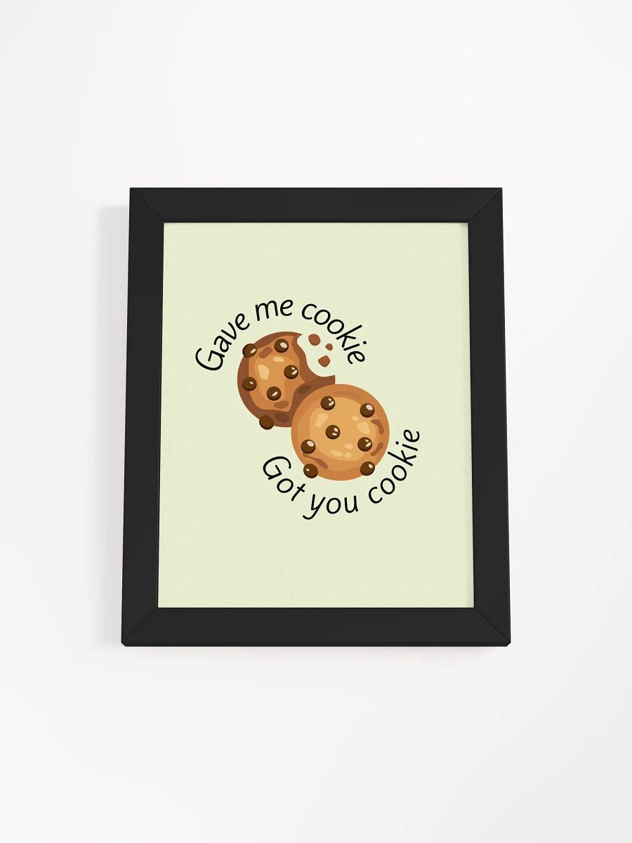New Girl Cookie Scene Poster – Framed Matte Art Print for Sitcom Fans product image (1)