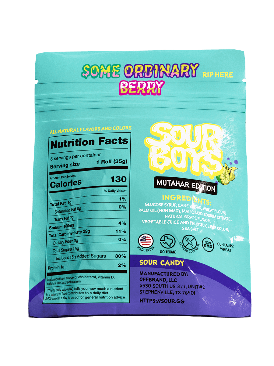 Some Ordinary Berry Sour Belts - SourBoys product image (2)