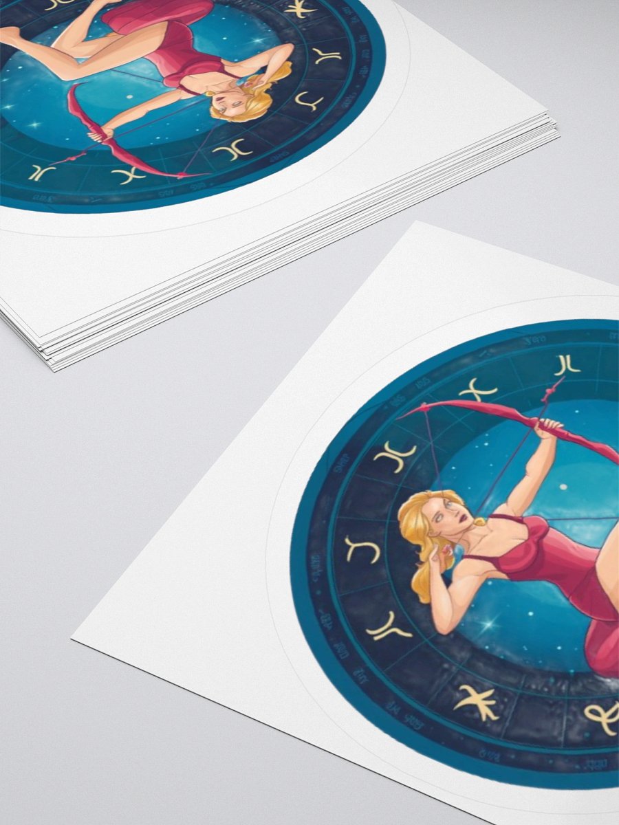 Exclusive Sagittarius Zodiac Sticker: Centaur Archer in Cosmic Twilight - Perfect for Astrology Fans and Unique Gifts! product image (11)