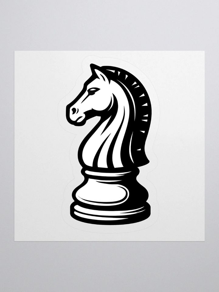 Classic Chess Knight Sticker product image (2)