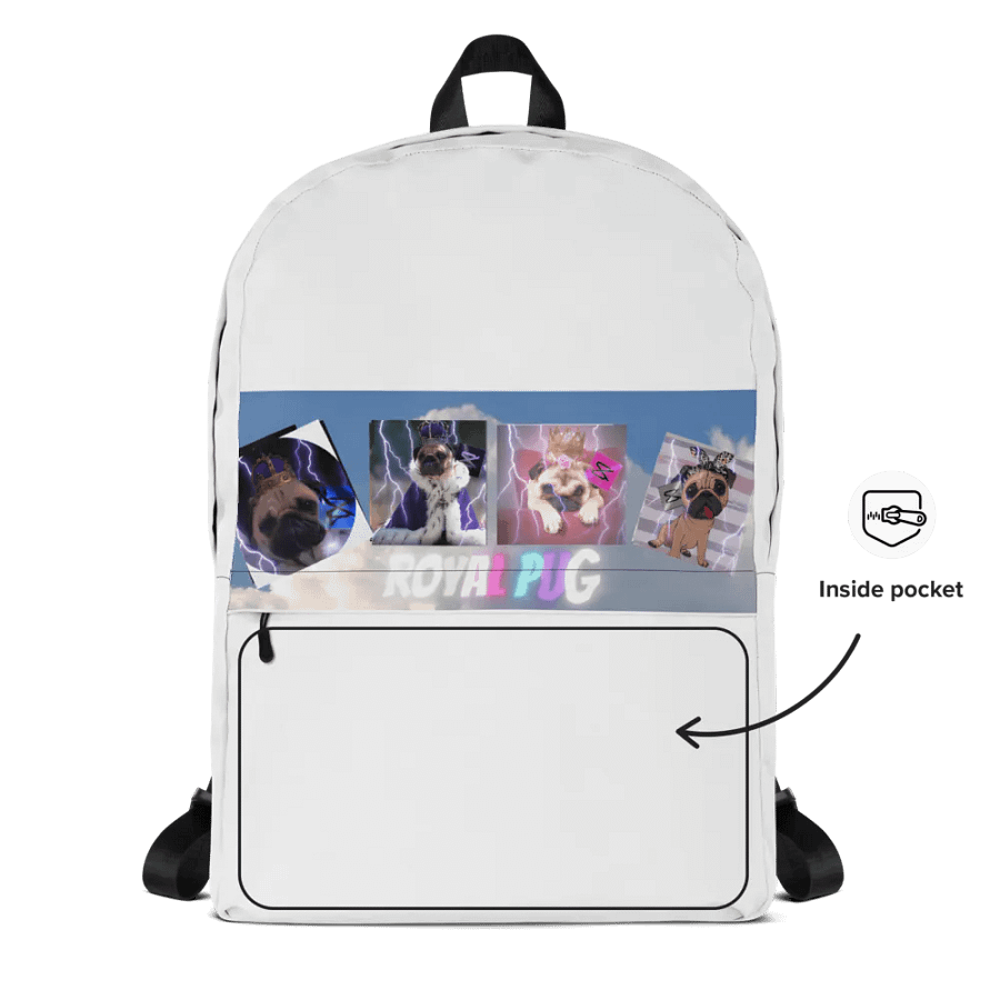 Pug Squad All-Over Print Backpack (BACK TO SCHOOL) product image (2)