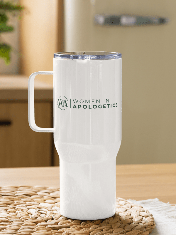 Women in Apologetics Travel Mug with Straw product image (7)