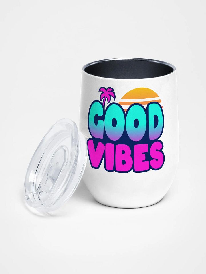 GOOD VIBES WINE TUMBLER product image (2)