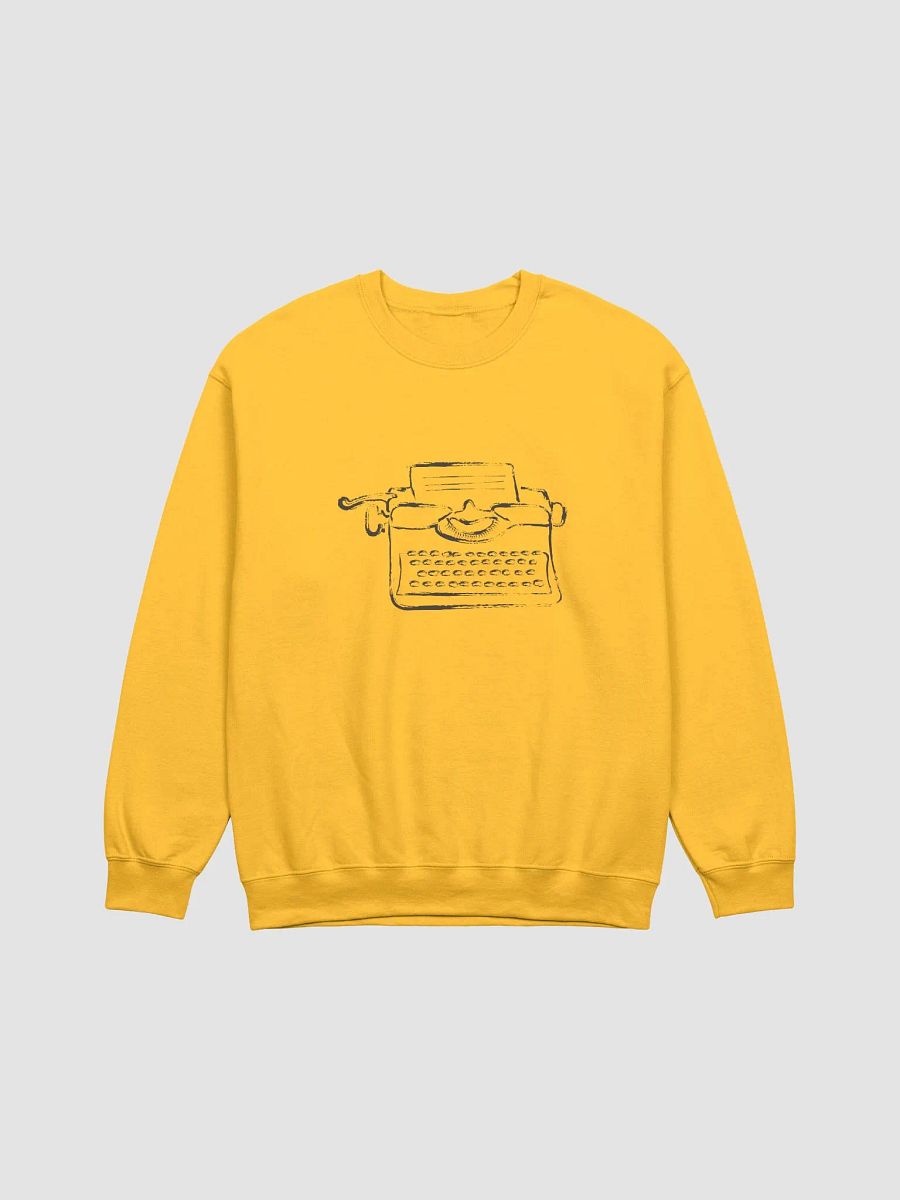 Writer's Typewriter Sweatshirt (Light) product image (1)