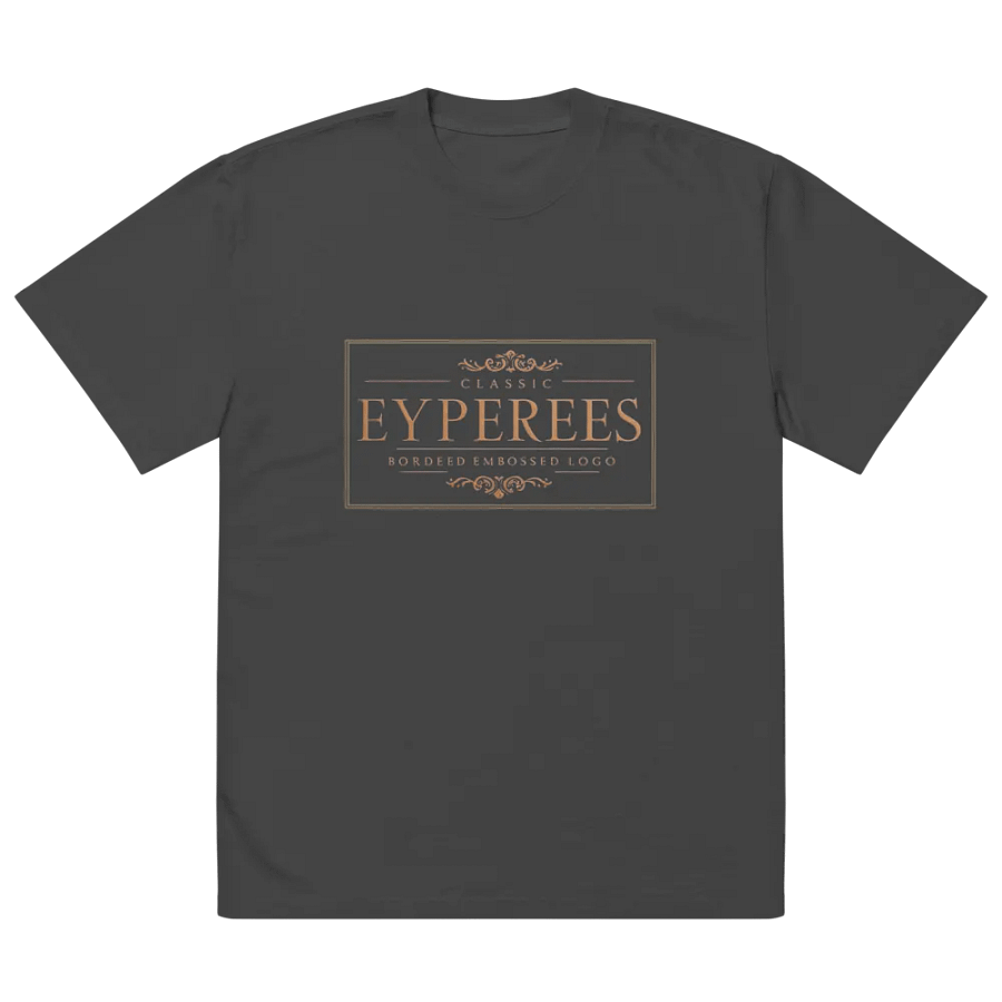 Elegant Embossed Logo Faded T-Shirt product image (2)