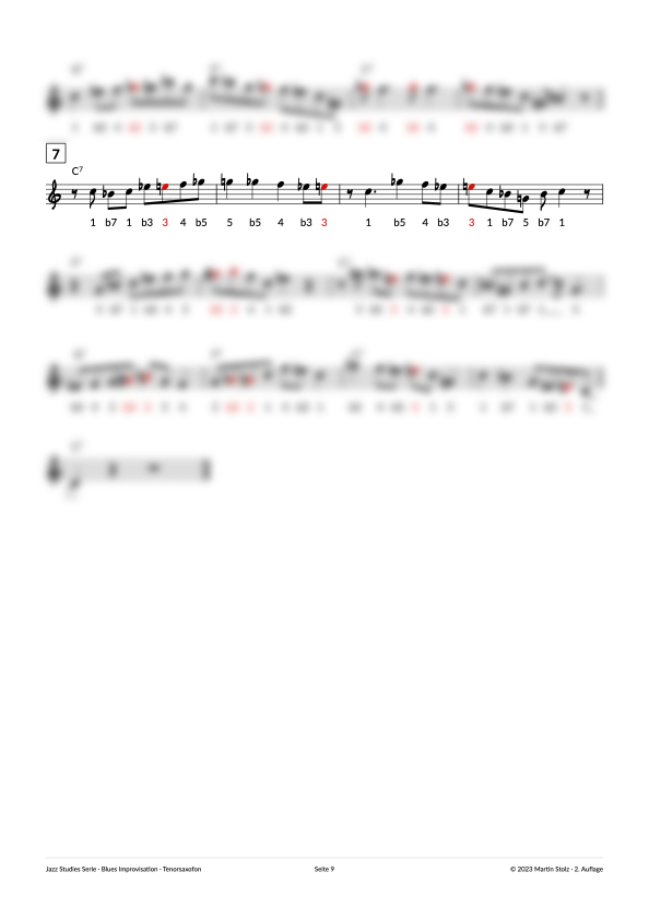 7 Schritte zum perfekten Blues Solo - Tenorsax product image (9)