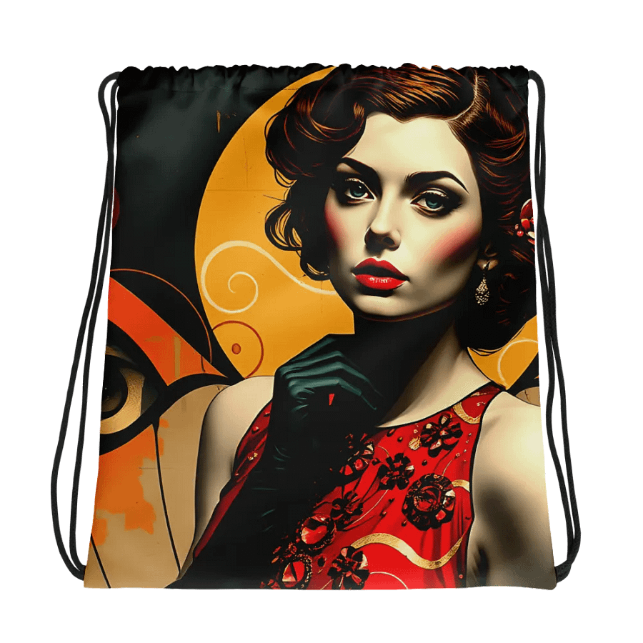 Vintage Vixen Drawstring Bag product image (1)