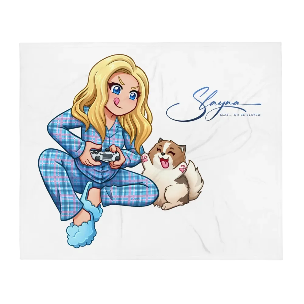 Slayna & Gidget Gaming Blanket product image (1)