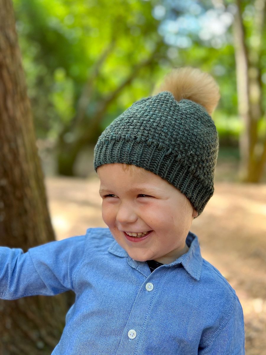 Herringbone Moss Winter Crochet Hat Pattern Baby to Adult Sizes product image (7)