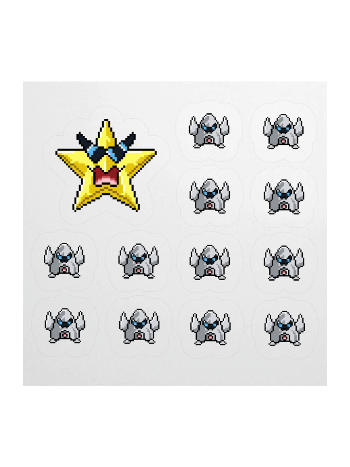 Starmon & Picmon Pixel Stickers product image (1)
