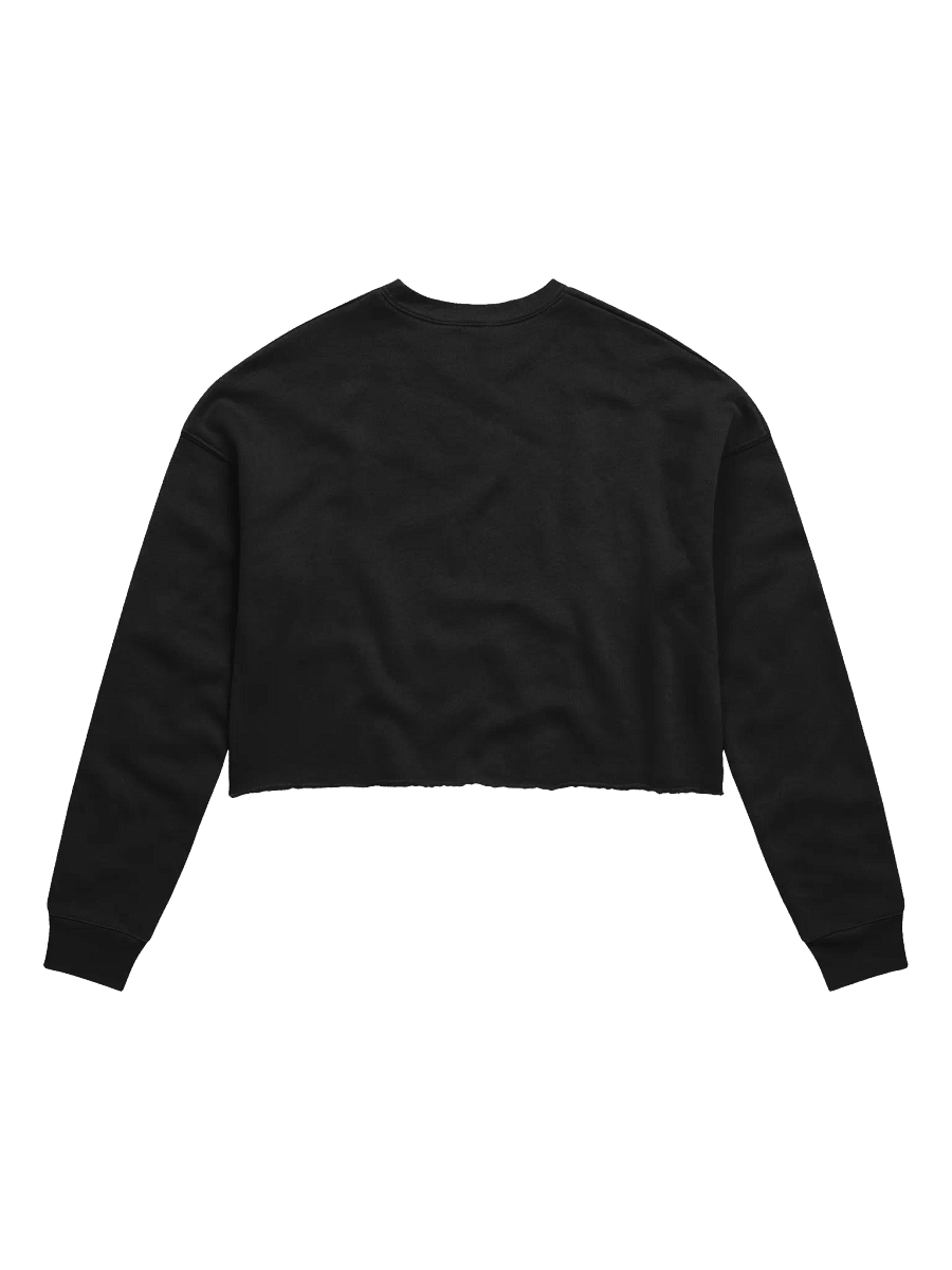 Glitchface Fleece Crop Sweatshirt product image (2)