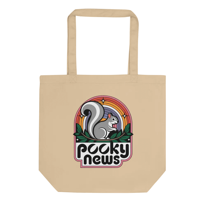 Pooky News Rainbow Tote Bag product image (1)