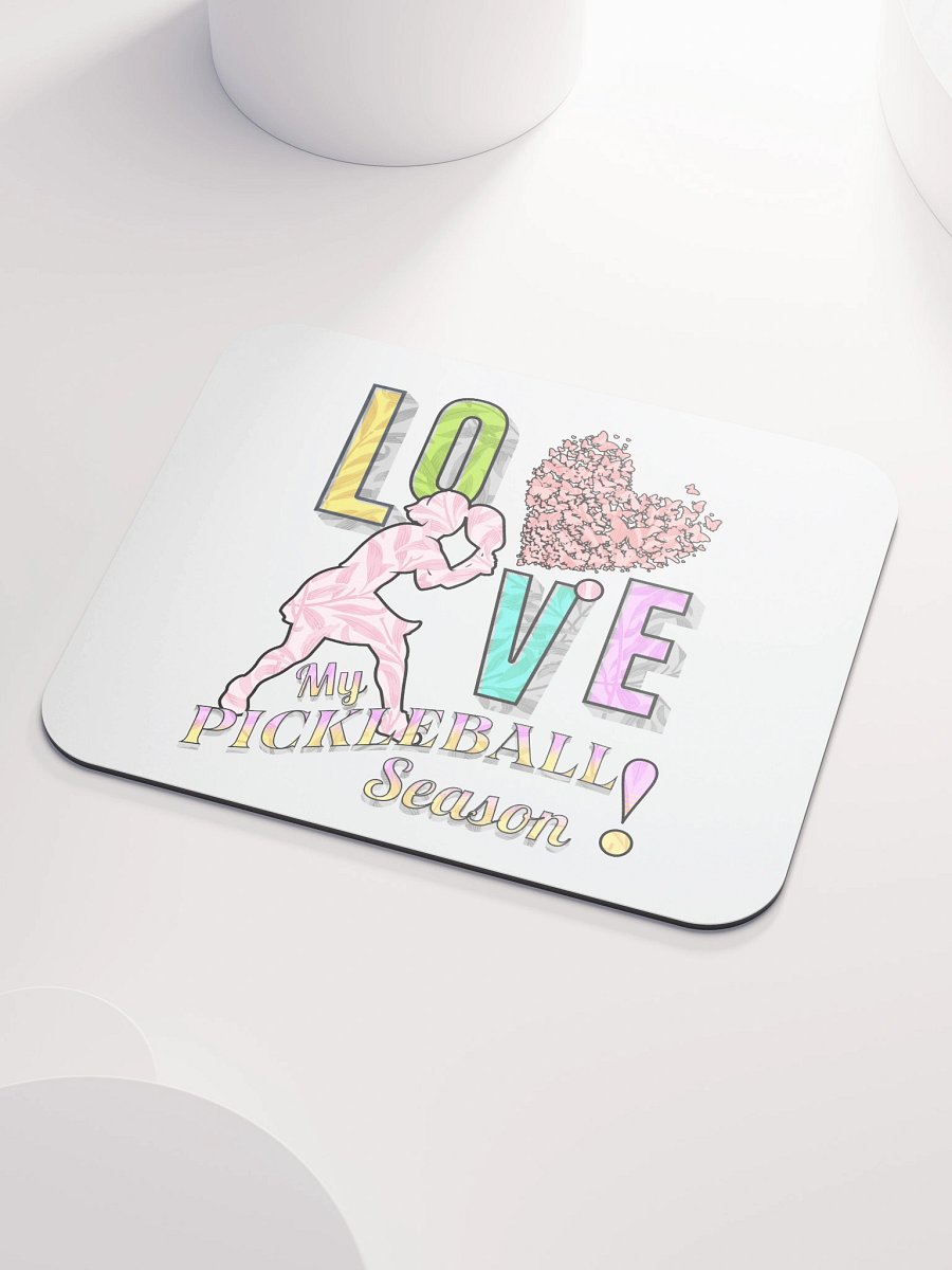 Love My Pickleball Season Female Mouse Pad product image (3)