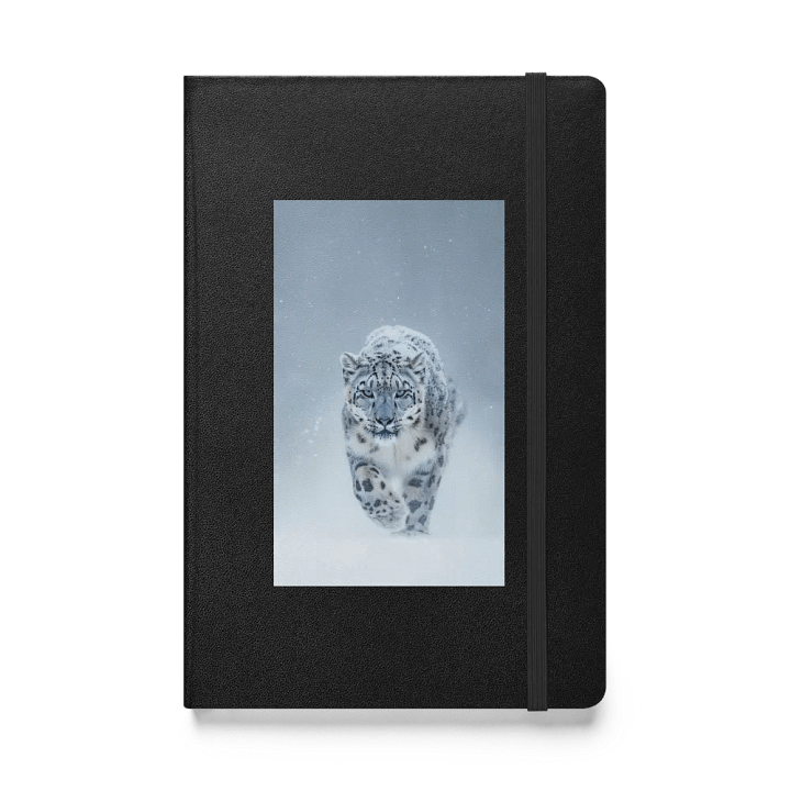 Snow Leopard Hardcover Bound Notebook product image (1)