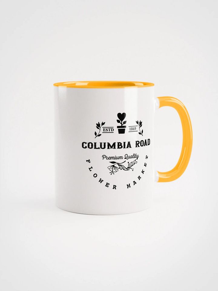 Columbia Road Market Peek-a-Boo Ceramic Mug (Orange) product image (1)
