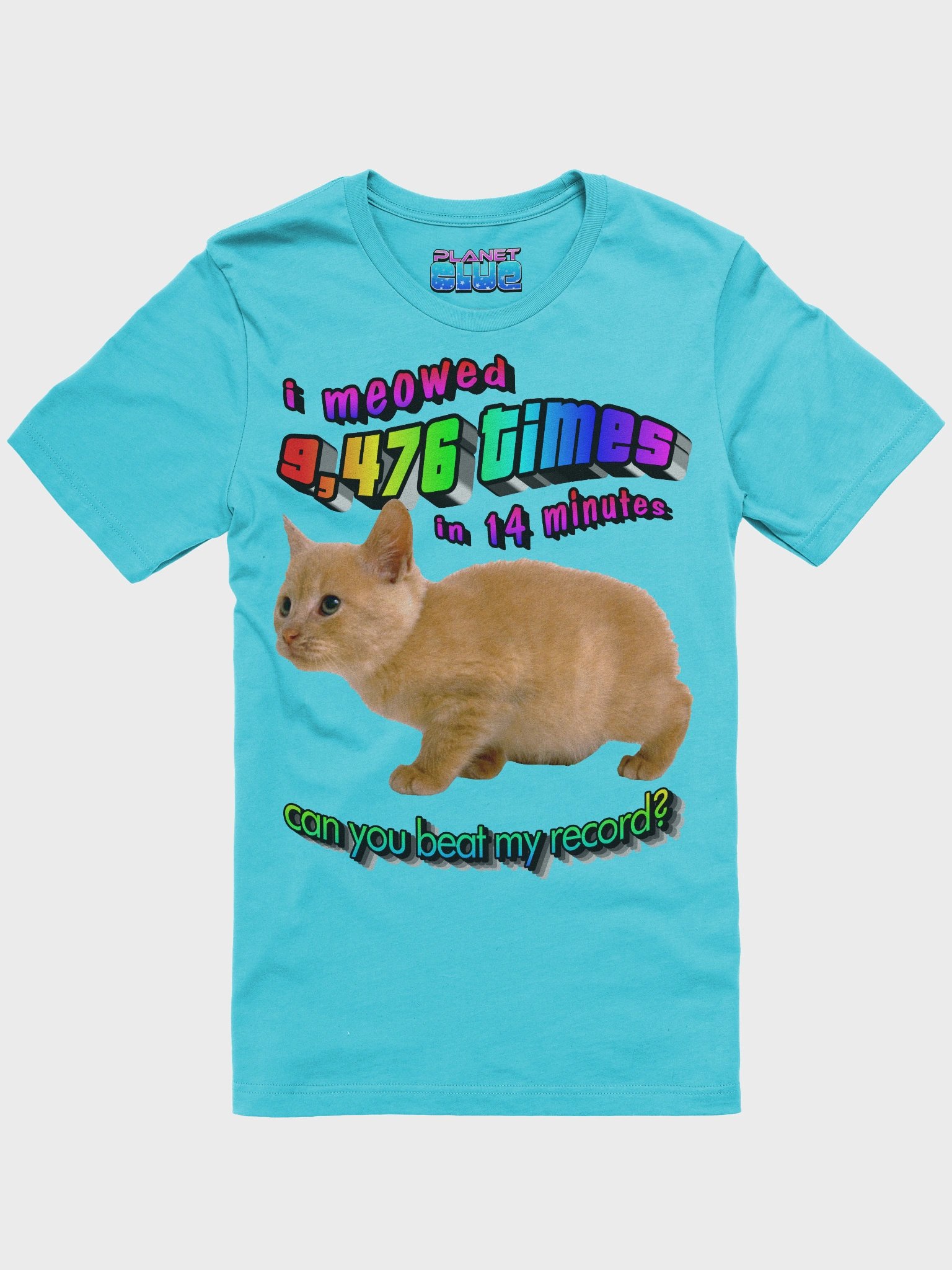 i meowed 9,476 times tee product image (1)