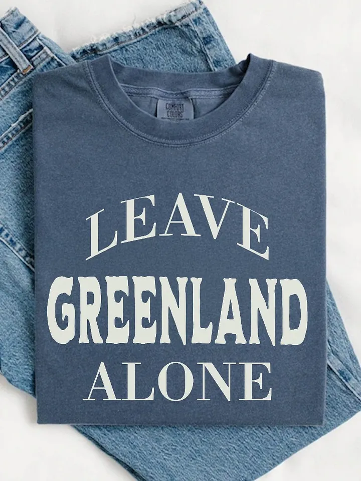 Greenland Protest Statement Tee product image (49)