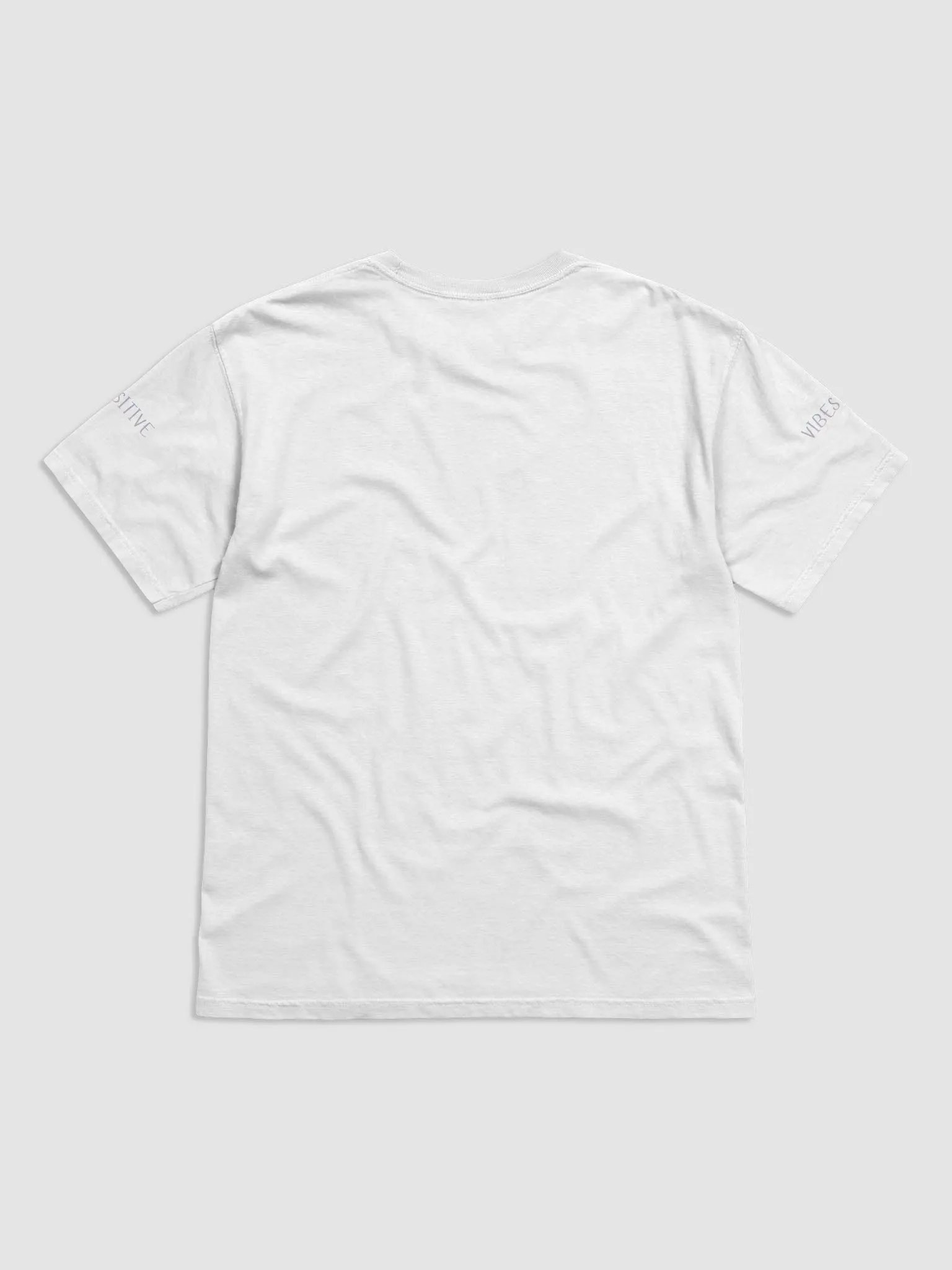 White T-Shirt: Pawsitive Vibes Only product image (6)