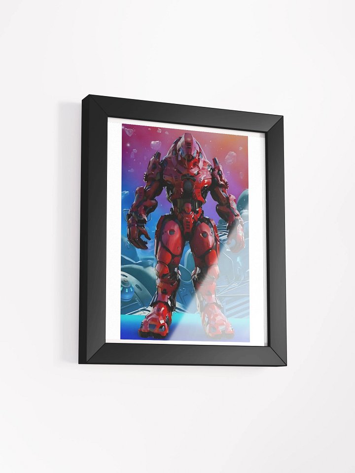 Wall Art Framed High-Quality Matte Poster (in) Steel Robot product image (23)