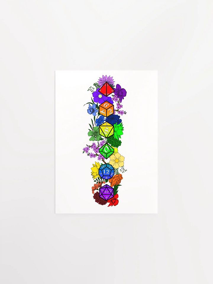 DnD Pride Dice Poster product image (1)